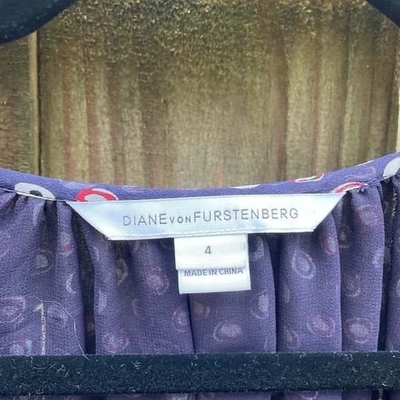 Diane Von Furstenburg Saylor DVF 100% Silk - Picture 12 of 16